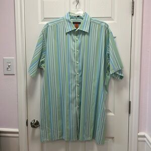 Nyne Coolmax poplin striped shirt 2XLT